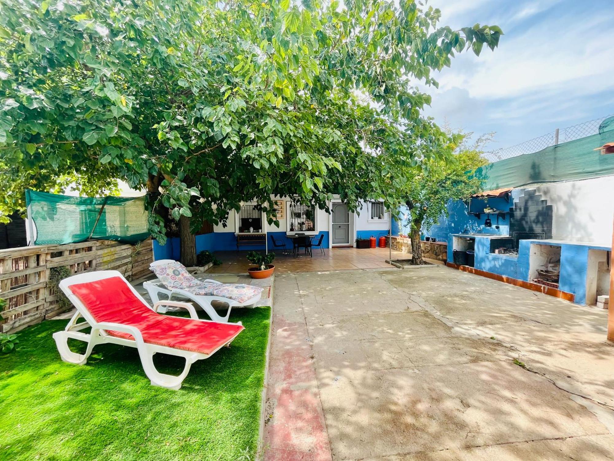 Estudio Adosado Acogedor Con Jardin, Barbacoa Y Parking Privado Alicante Exteriér fotografie